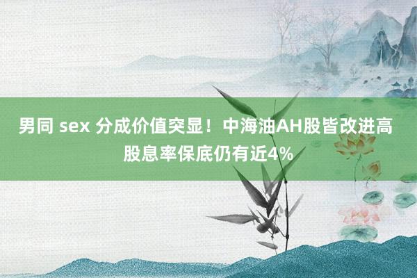 男同 sex 分成价值突显！中海油AH股皆改进高 股息率保底仍有近4%