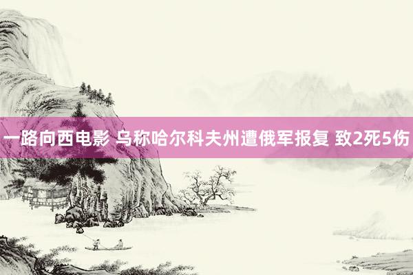 一路向西电影 乌称哈尔科夫州遭俄军报复 致2死5伤