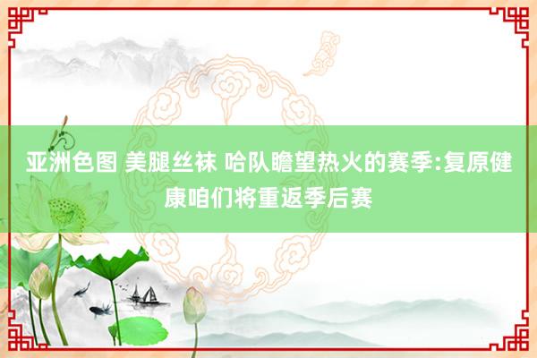 亚洲色图 美腿丝袜 哈队瞻望热火的赛季:复原健康咱们将重返季后赛