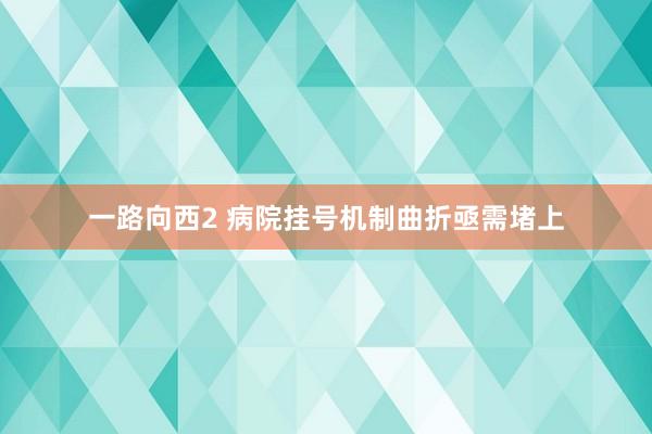 一路向西2 病院挂号机制曲折亟需堵上