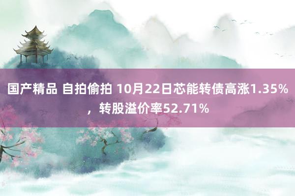 国产精品 自拍偷拍 10月22日芯能转债高涨1.35%，转股溢价率52.71%