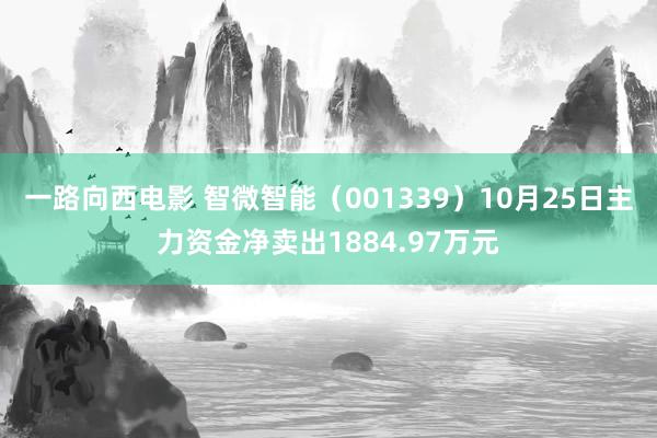 一路向西电影 智微智能（001339）10月25日主力资金净卖出1884.97万元