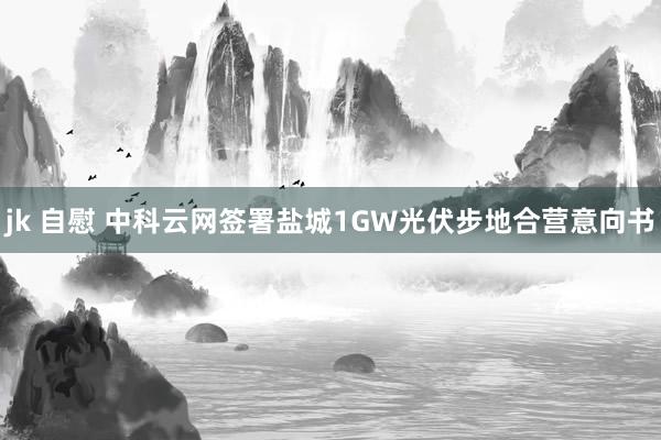 jk 自慰 中科云网签署盐城1GW光伏步地合营意向书