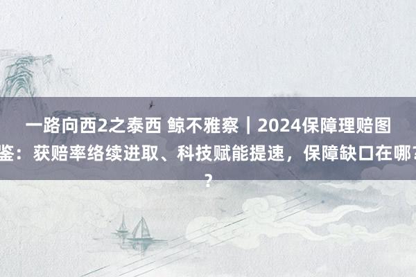 一路向西2之泰西 鲸不雅察｜2024保障理赔图鉴：获赔率络续进取、科技赋能提速，保障缺口在哪？